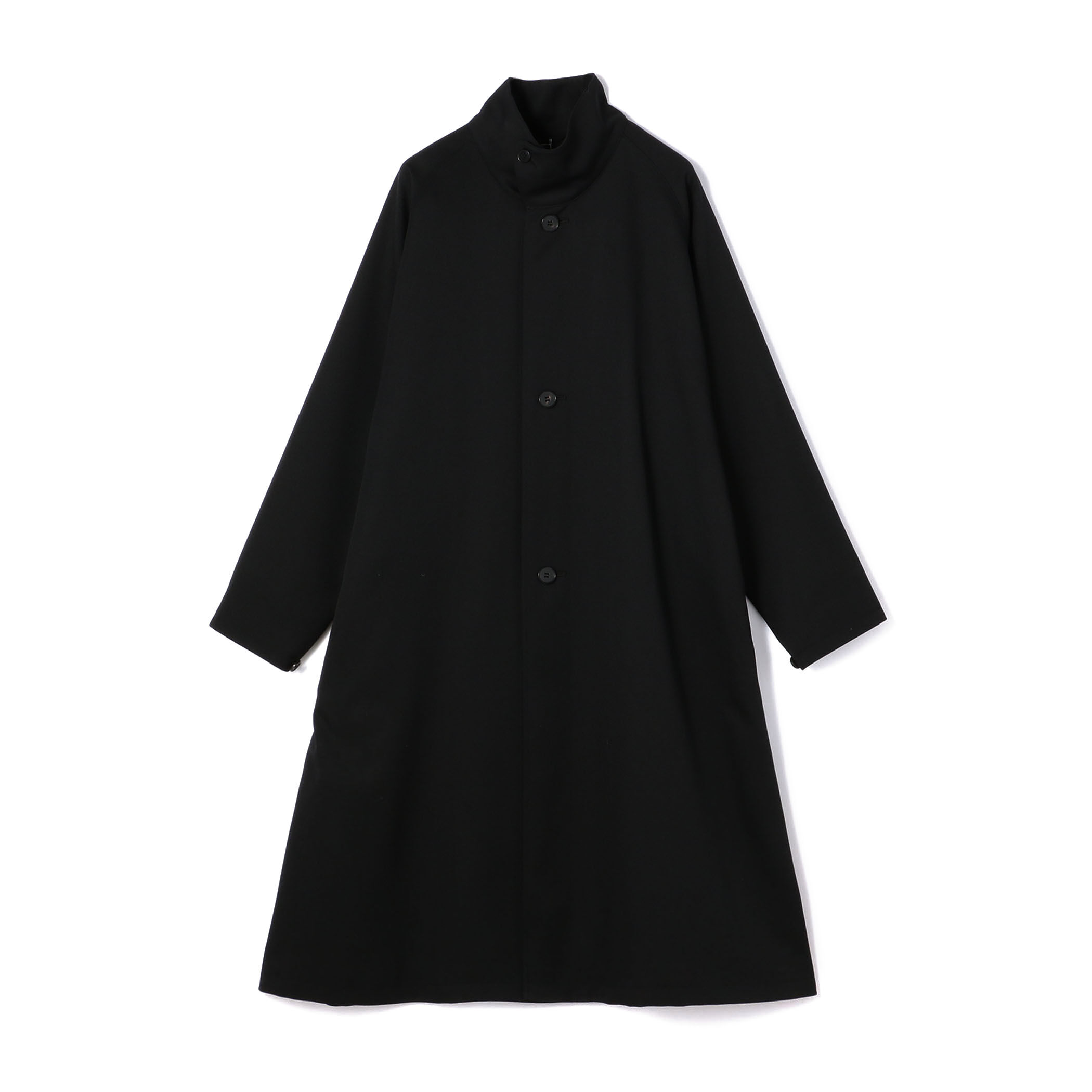ウールギャバジン スタンドカラーコート｜トゥモローランド 公式通販