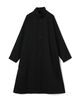 ウールギャバジン スタンドカラーコート