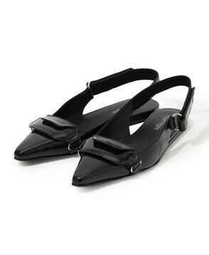 Courreges VINYL SLINGBACKS