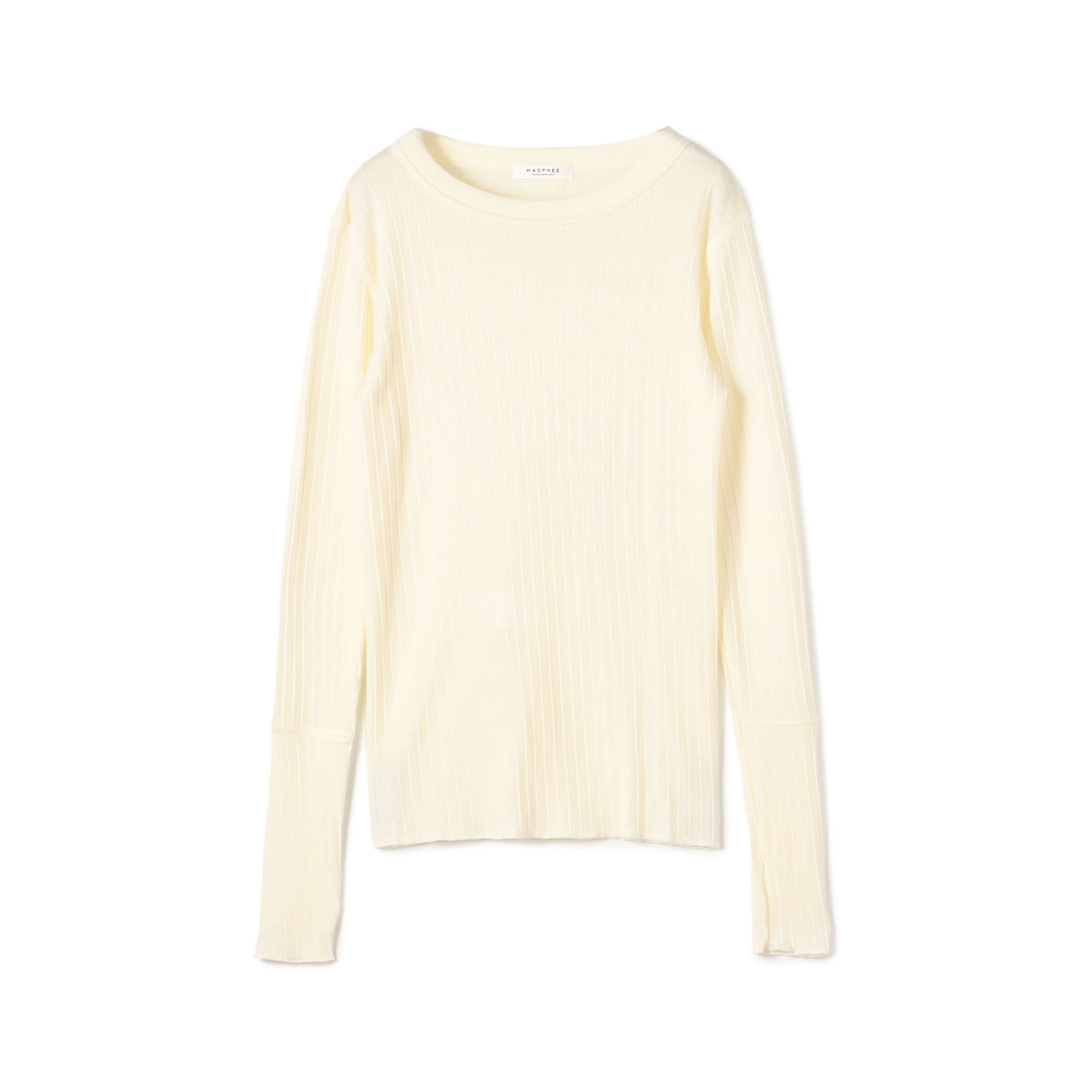 AURALEE クルーネックリブウールプルオーバー ウールリブ クルーネックプルオーバー｜トゥモローランド 公式通販