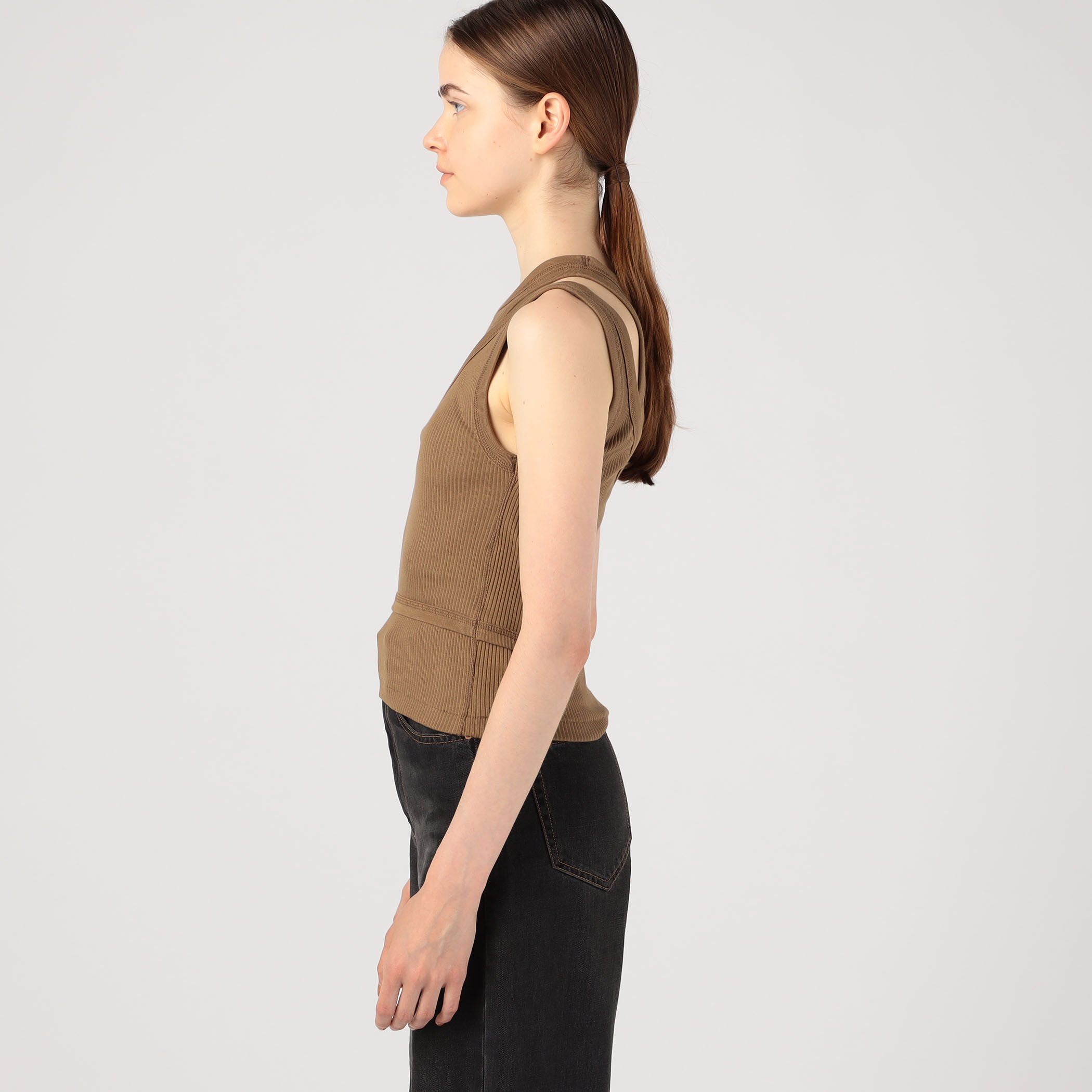 HYKE DOUBLE SHOULDER TANK｜トゥモローランド 公式通販