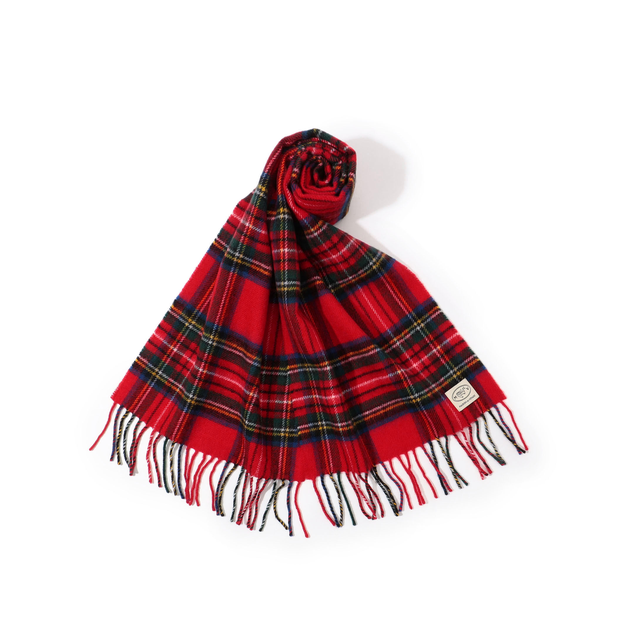 commedesgarcons×lochcarron マフラー 別注】LOCHCAARRON of SCOTLAND ウール マフラー｜トゥモローランド