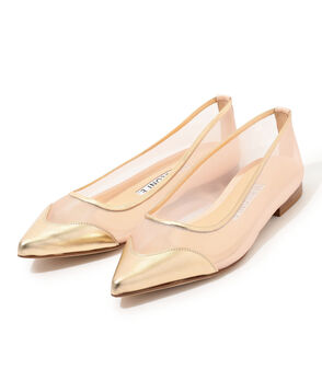 NEBULONI E.  MESH TULLE フラットパンプス