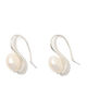 mounir pearl fishhook ピアス