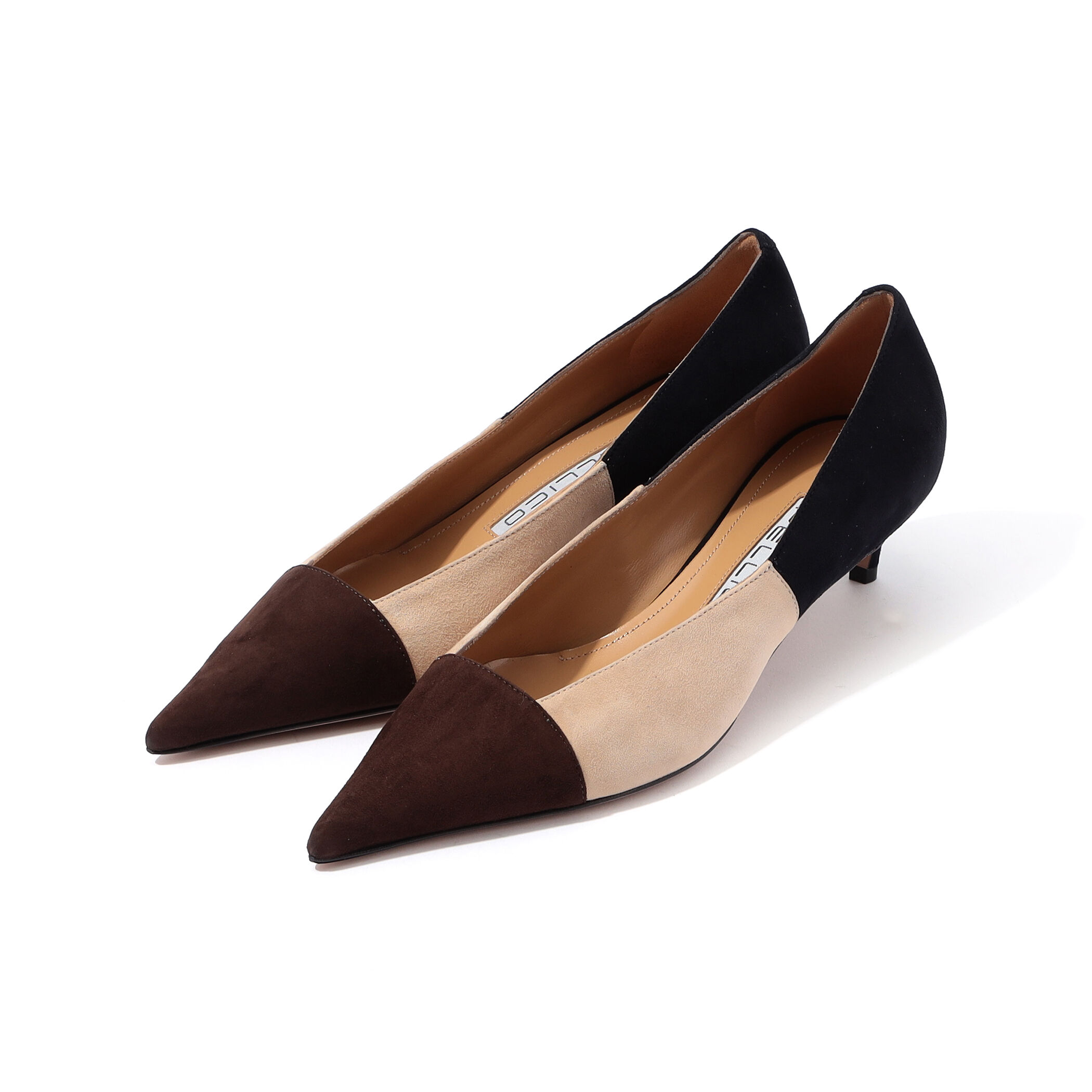 PELLICO スエードカラーブロックパンプス｜トゥモローランド 公式通販