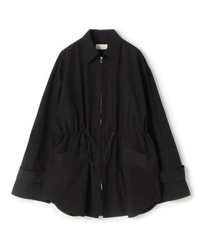 ポリエステルナイロンコットン テックシャツブルゾン