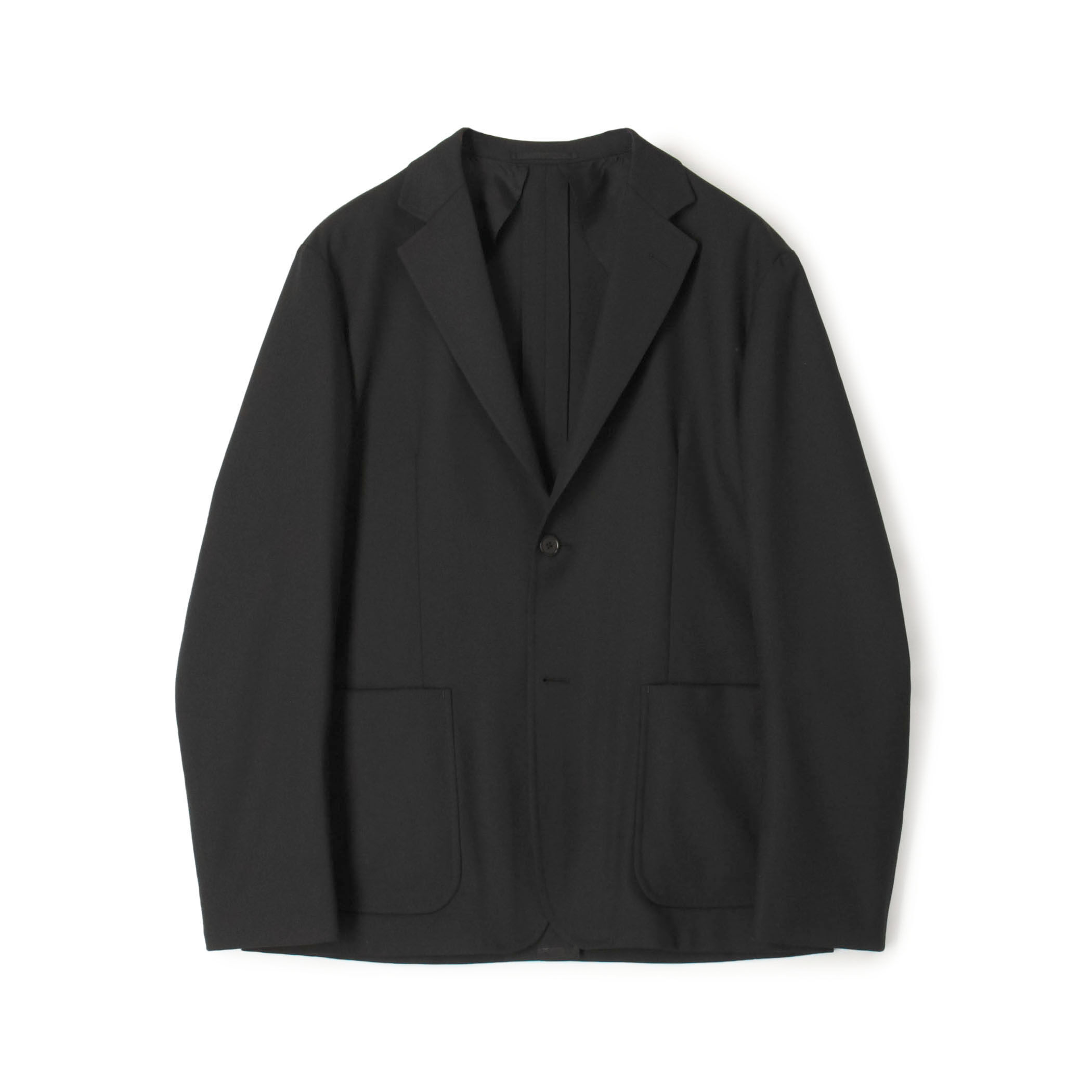 ウールポリエステル シングルブレステッド 2Bジャケット V.B.