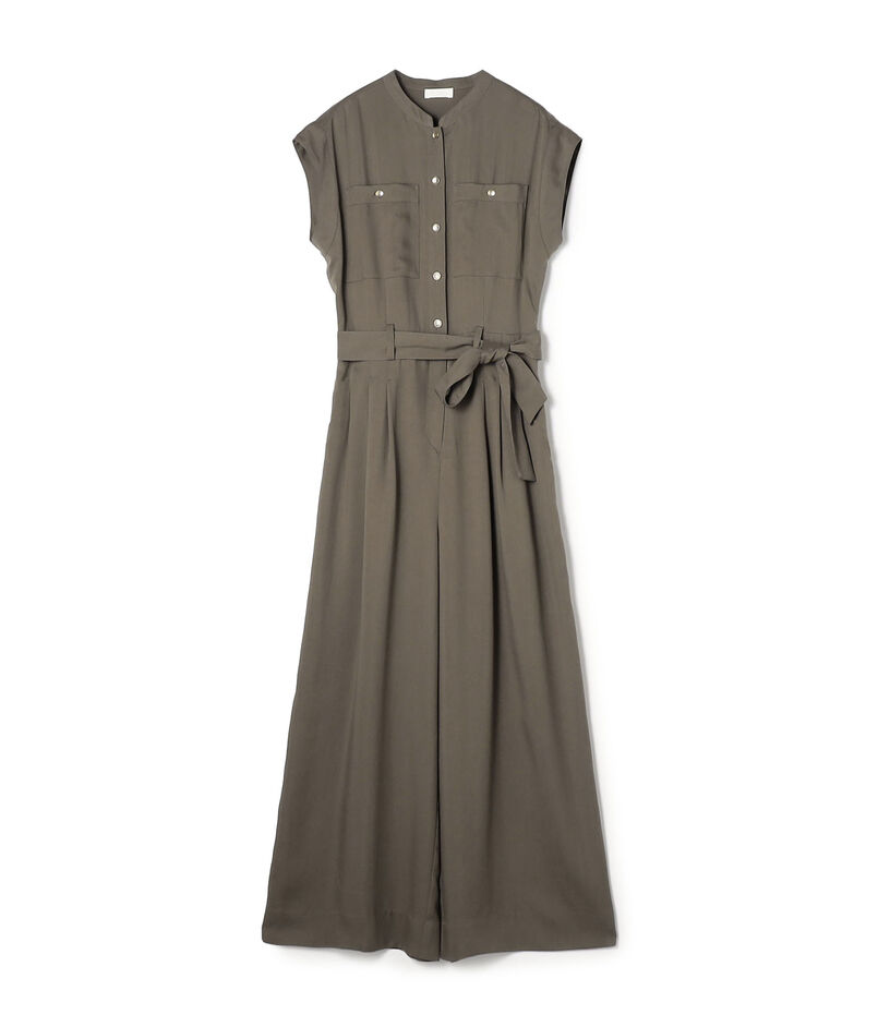 【WEB先行予約】セルロースツイル スタンドカラーオールインワン