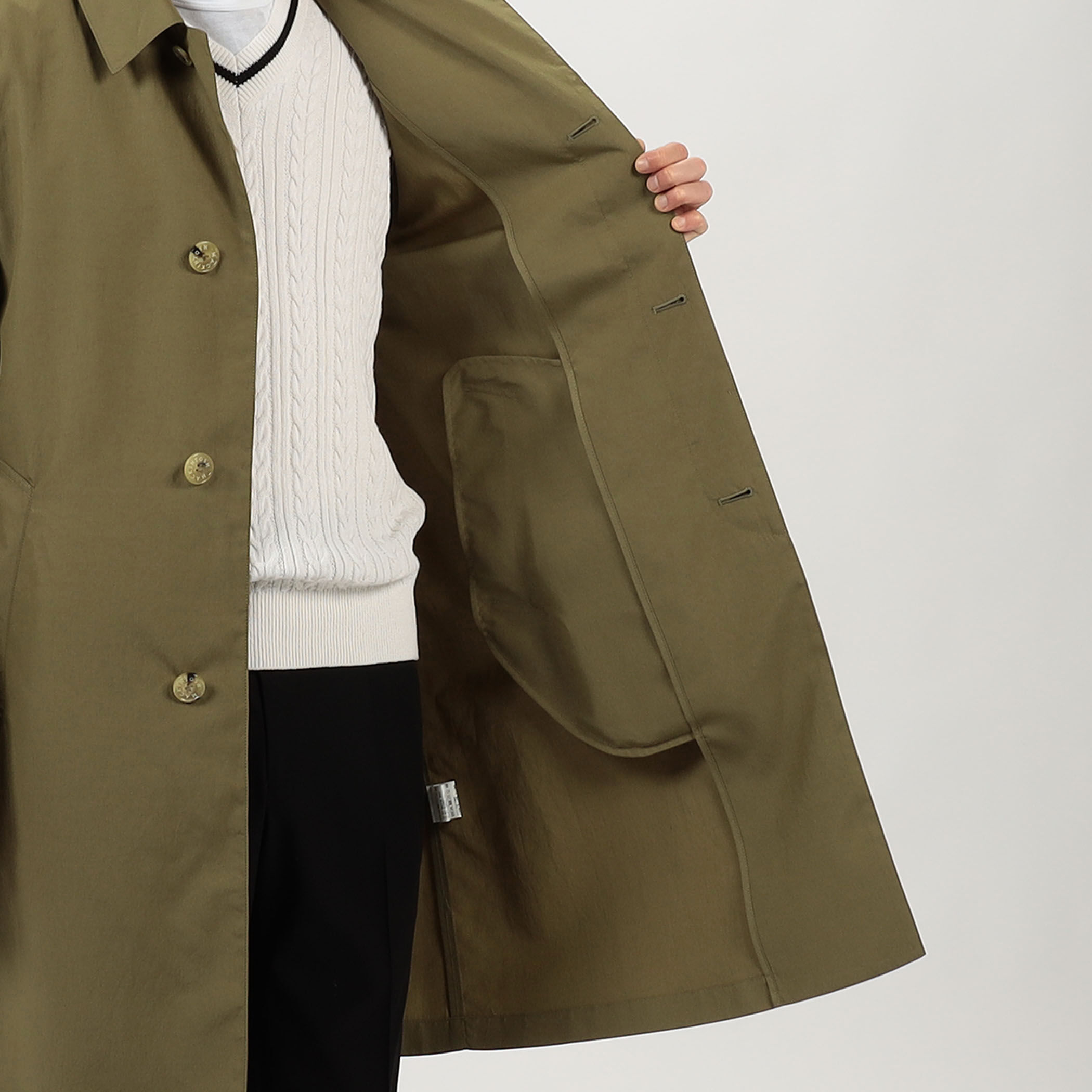 別注】MACKINTOSH DUNKELD パッカブル ステンカラーコート