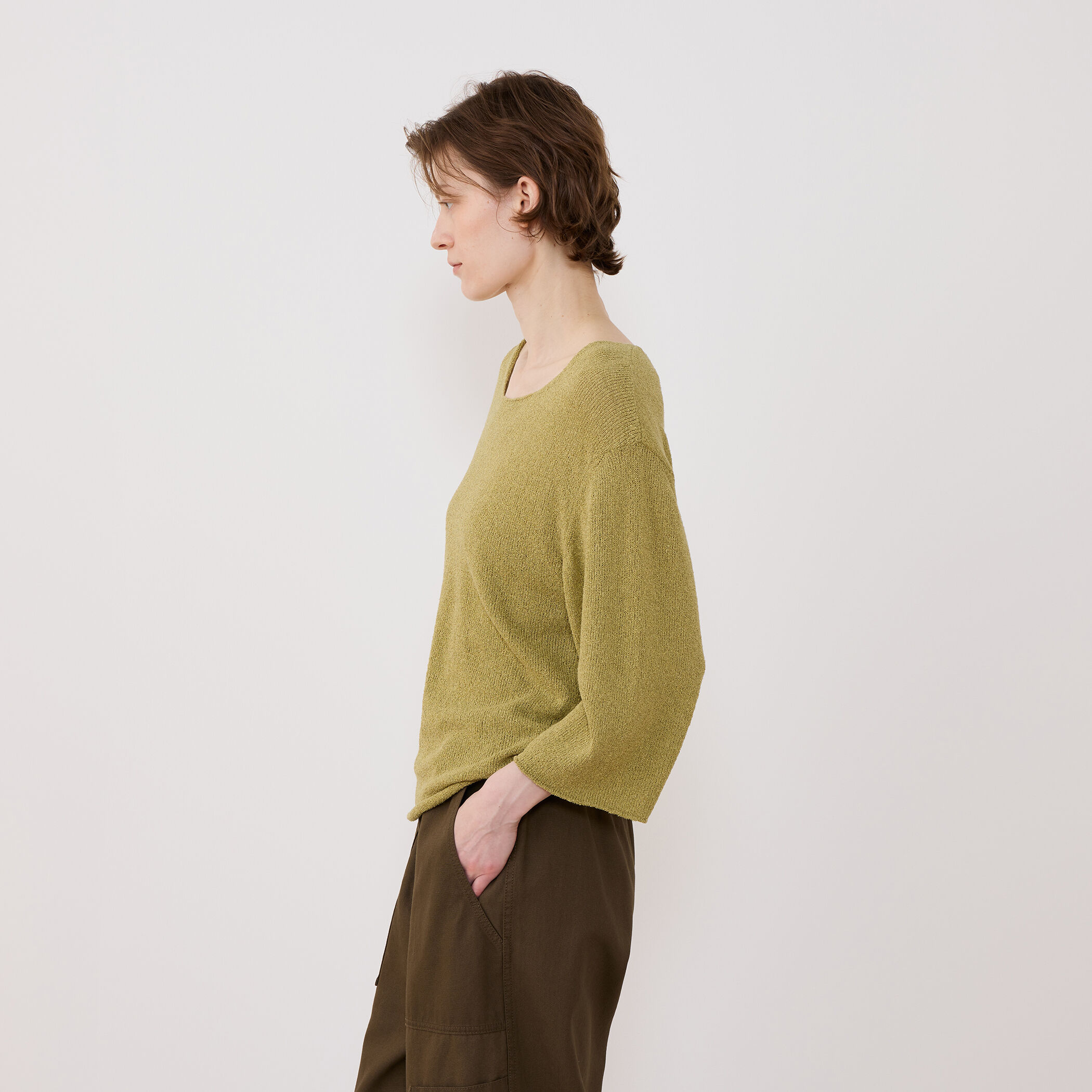 ペーパーウール ラウンドネックプルオーバー｜トゥモローランド 公式通販