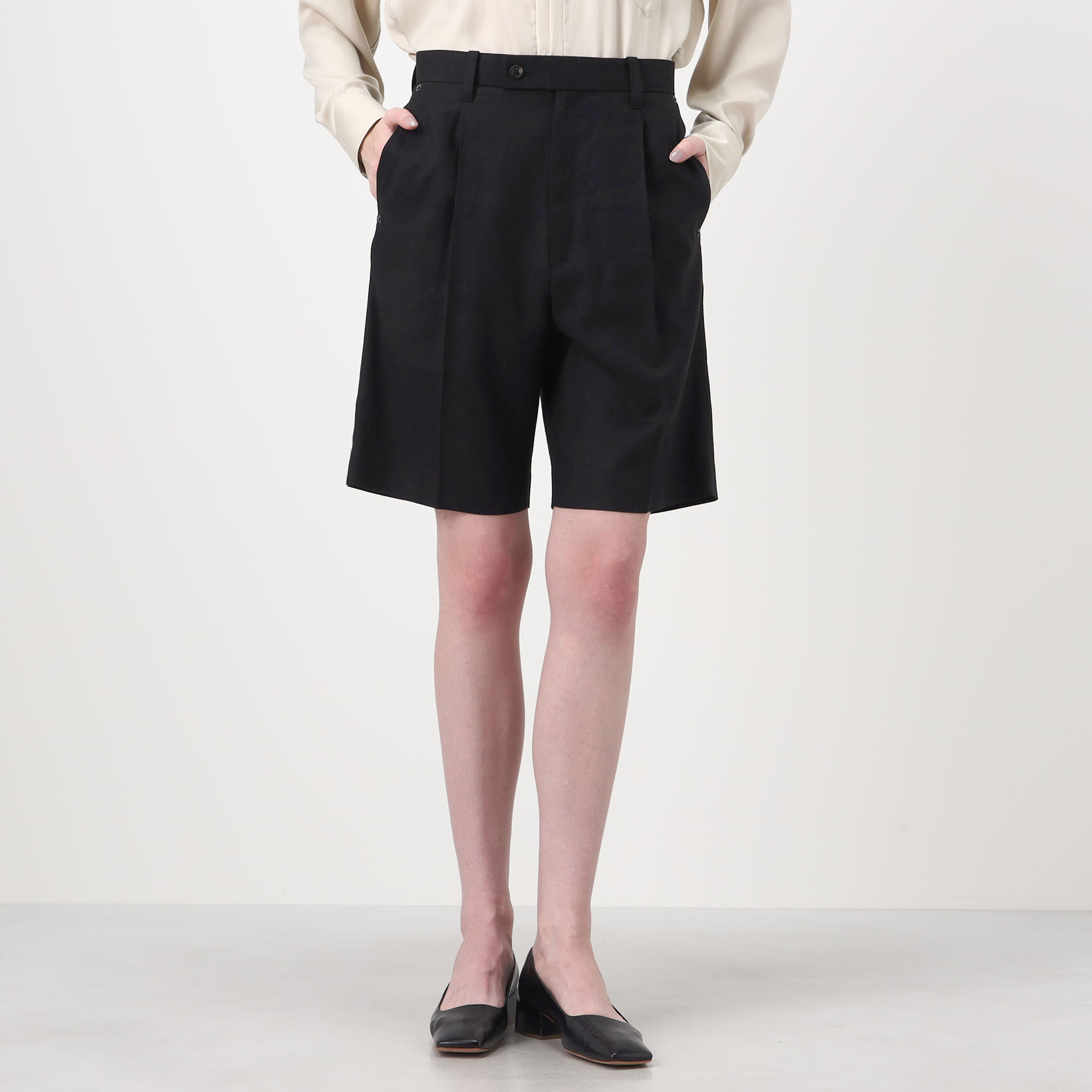 SATORU SASAKI リネンショートパンツ｜トゥモローランド 公式サイト