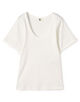 BY MALENE BIRGER LUNAI　UネックTシャツ