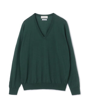 TOMORROWLAND tricot スーパーファインメリノウール Vネックプルオーバー S-WOOL