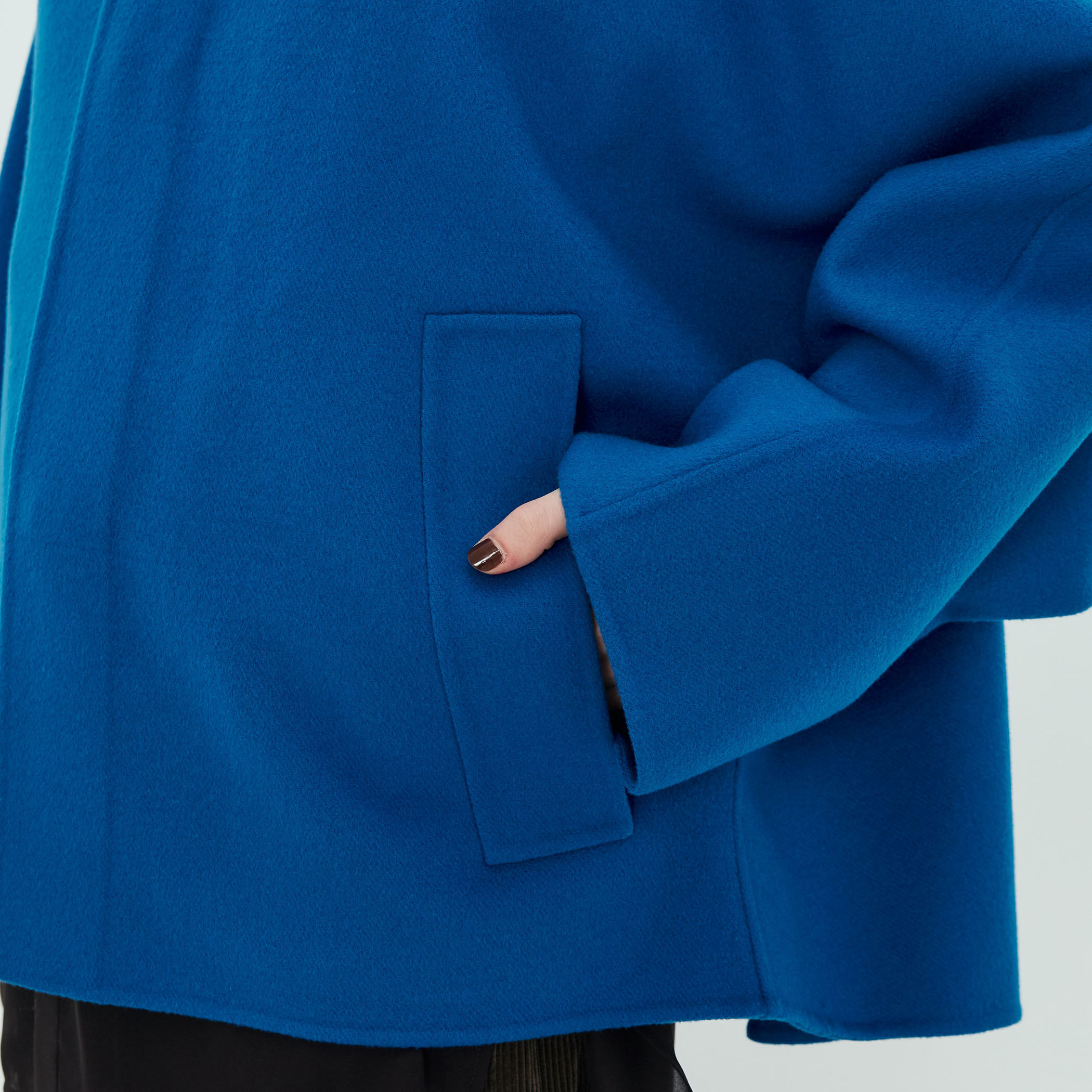 ウールダブルフェイス マントコート｜トゥモローランド 公式通販