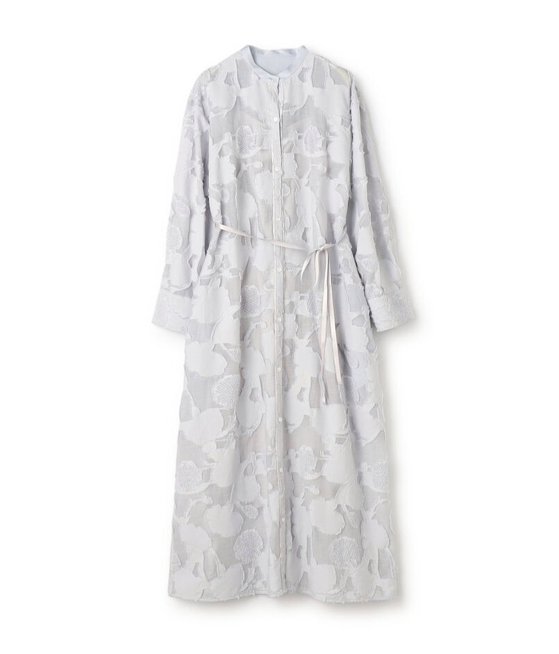 フラッフィージャカード ロングシャツワンピース｜トゥモローランド  