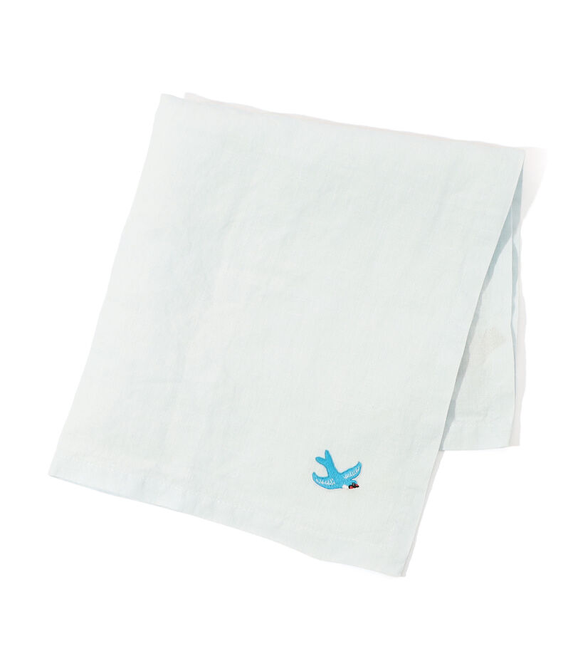 エンブロイダリー プレーンリネン ナプキン（45cm X 45cm）