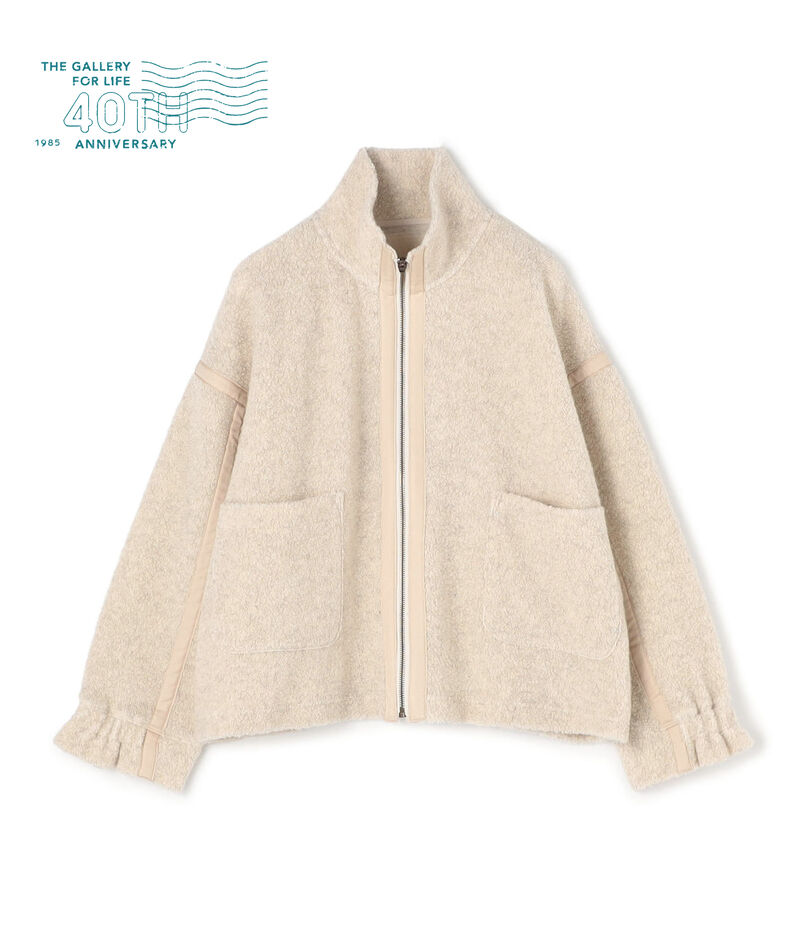 【別注】V::room ウールボアフリース ジップアップジャケット