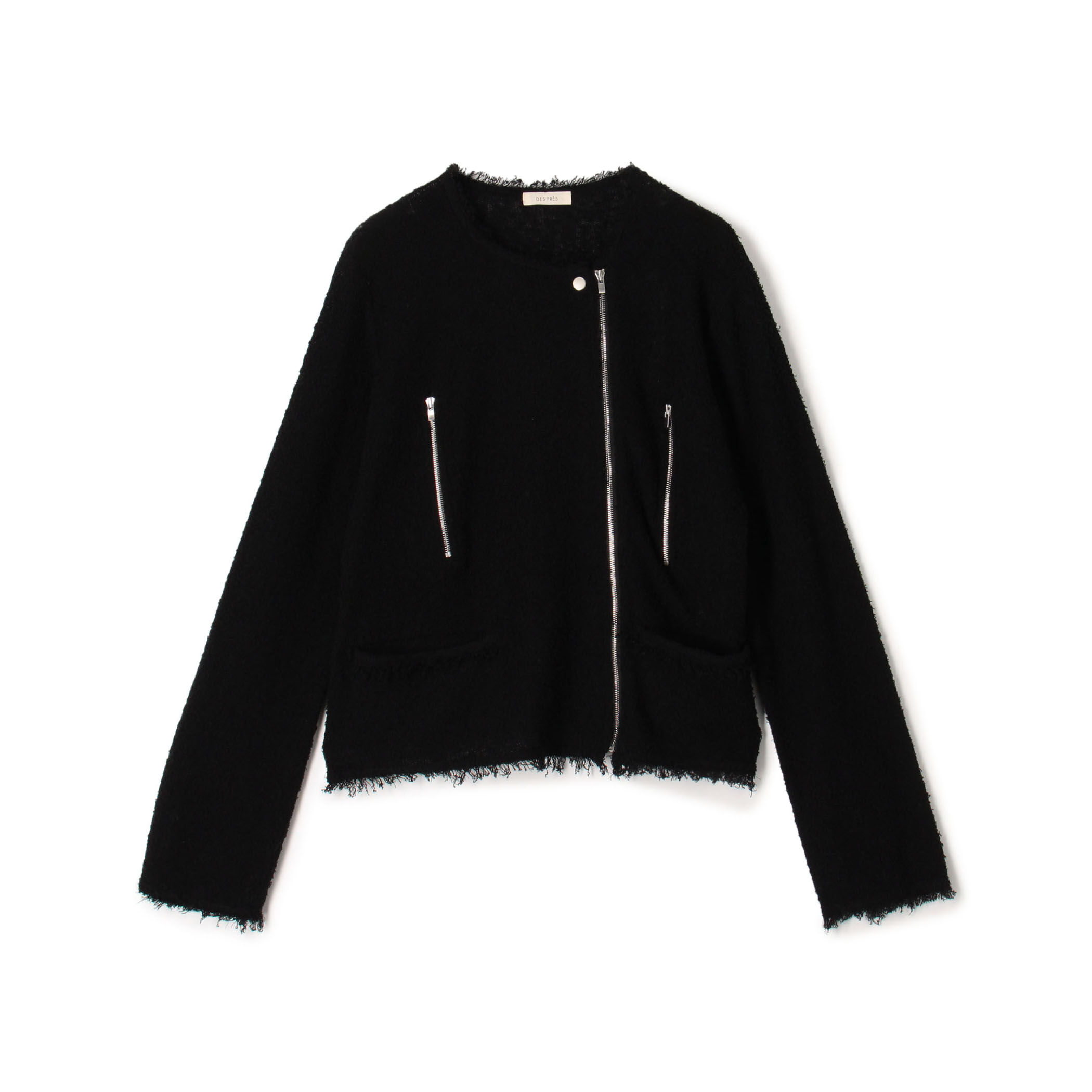 さらら です★美品★ココテック ライダースニットジャケット 24AW ココテック ライダースニットジャケット(ジャケット)｜EPOCA