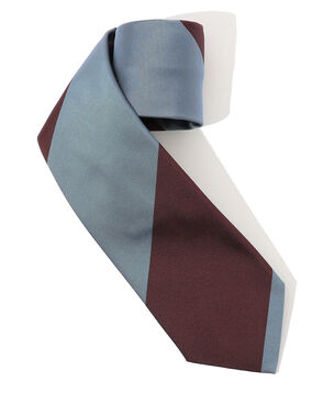 FRANCO BASSI シルクジャガード レジメンタルストライプネクタイ