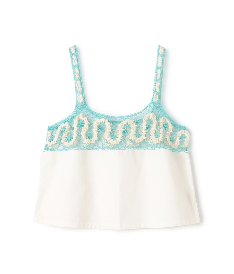 BODE RIPPLE LACE TANK
