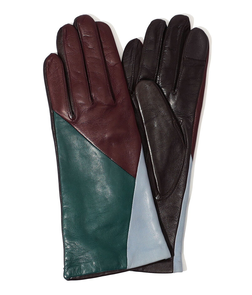 MAISON FABRE GEOMETRIE ラムレザーグローブ