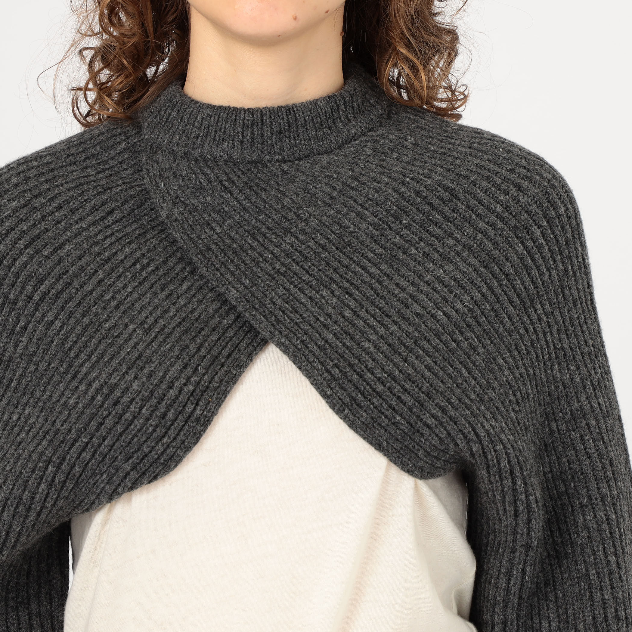 HYKE RIBBED KNIT SHRUG｜トゥモローランド 公式通販