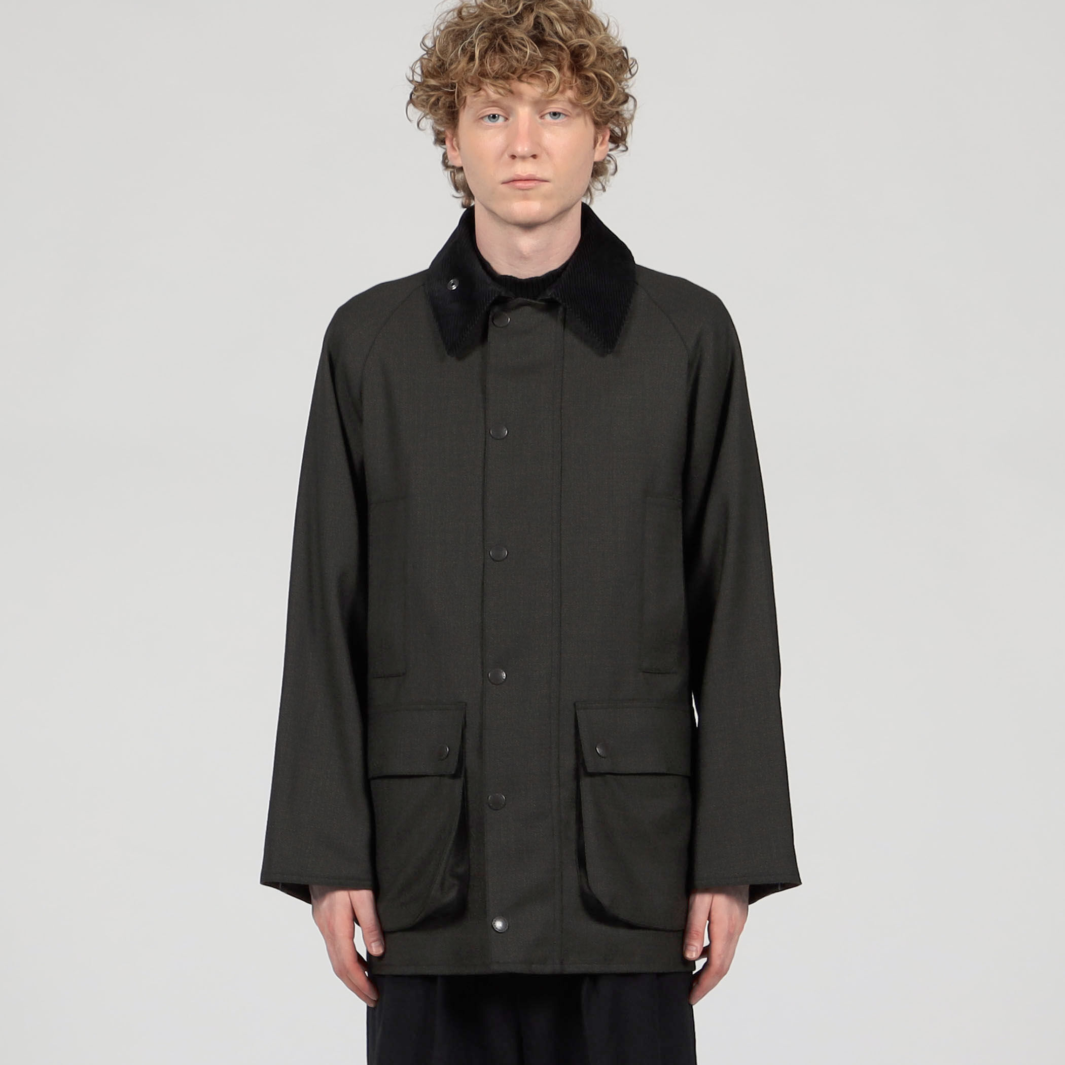 別注】Barbour CL BEAUFORT ウールブルゾン DORMEIUL