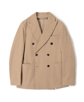 ■コットンコーデュロイ ダブルブレステッド6Bジャケット ALBINI