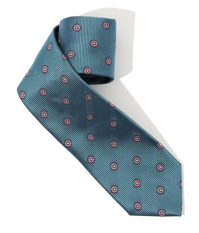 FRANCO BASSI シルクジャガード 小紋柄ネクタイ