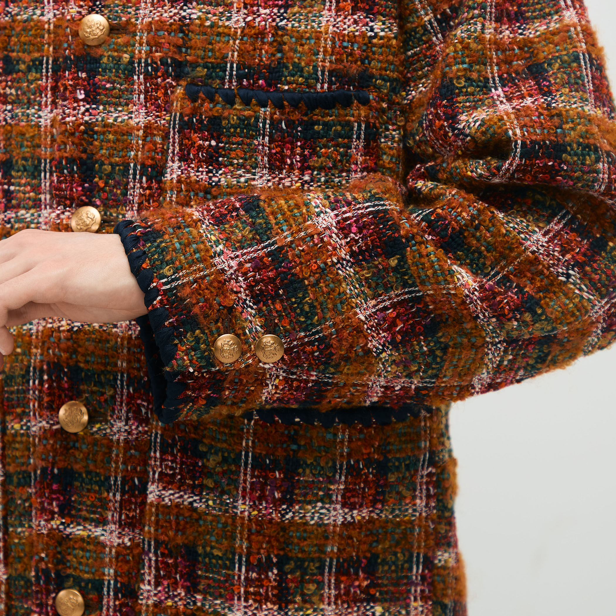 CABaN ループツイード ノーカラージャケット｜トゥモローランド 公式通販