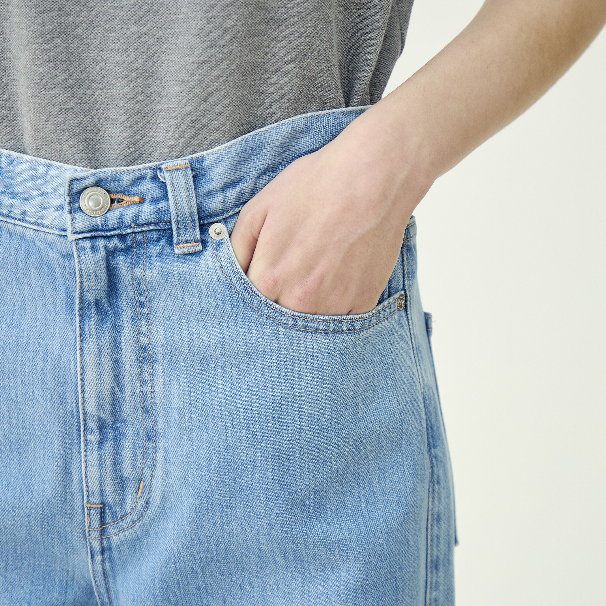 デニム ワイドストレートパンツ｜トゥモローランド 公式サイト