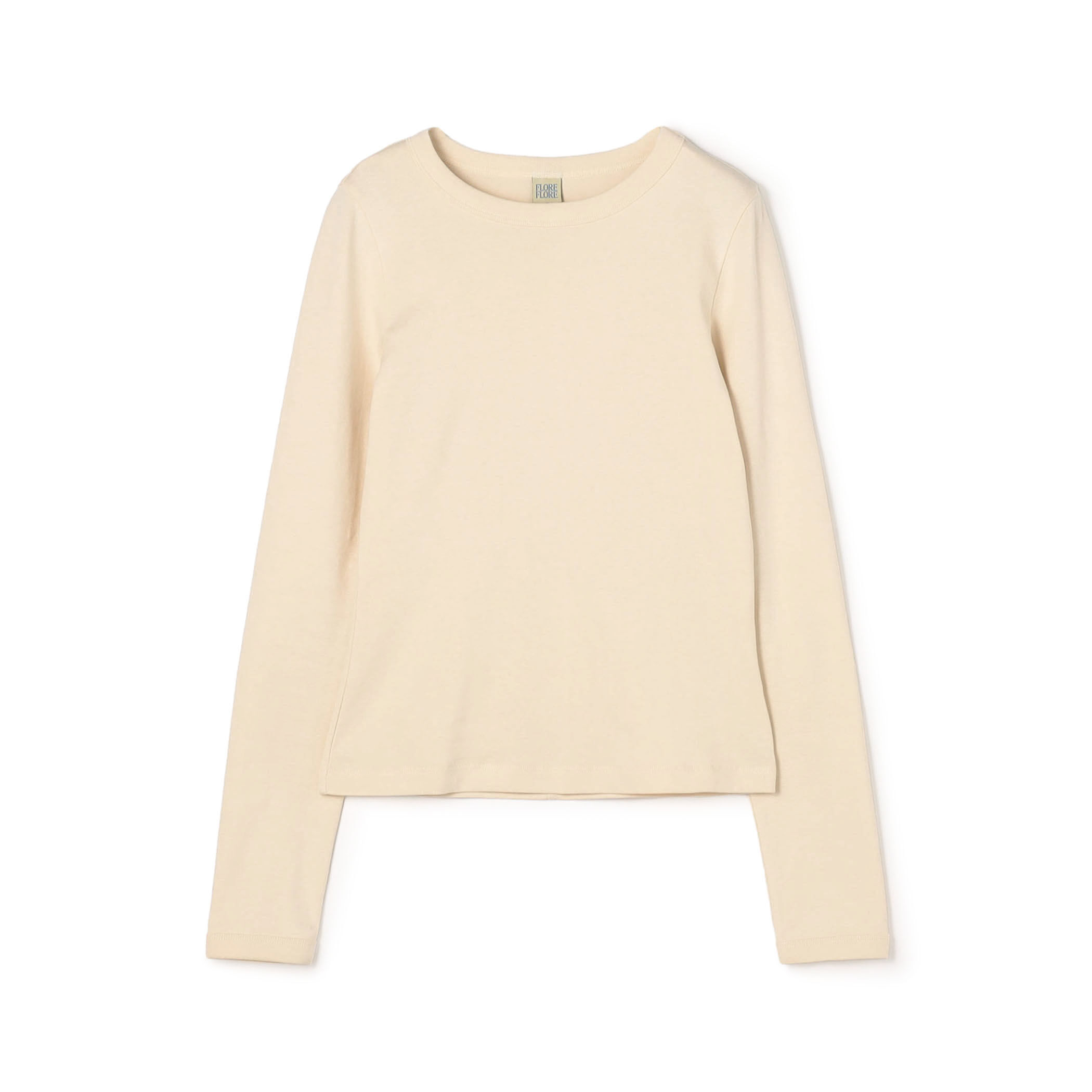 FLORE FLORE MAX TEE コットン ロングスリーブTシャツ