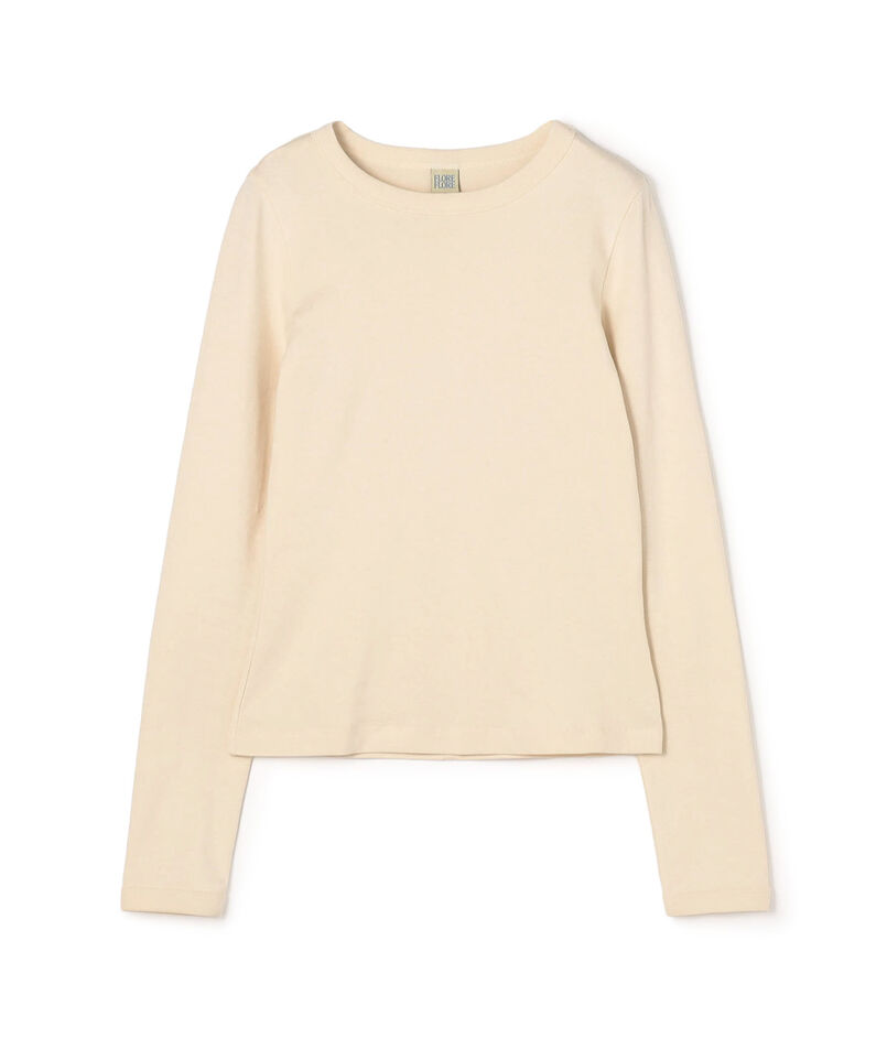 FLORE FLORE MAX TEE コットン ロングスリーブTシャツ