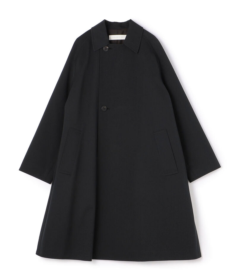 ■コットンウールギャバジン ロングマリンコート