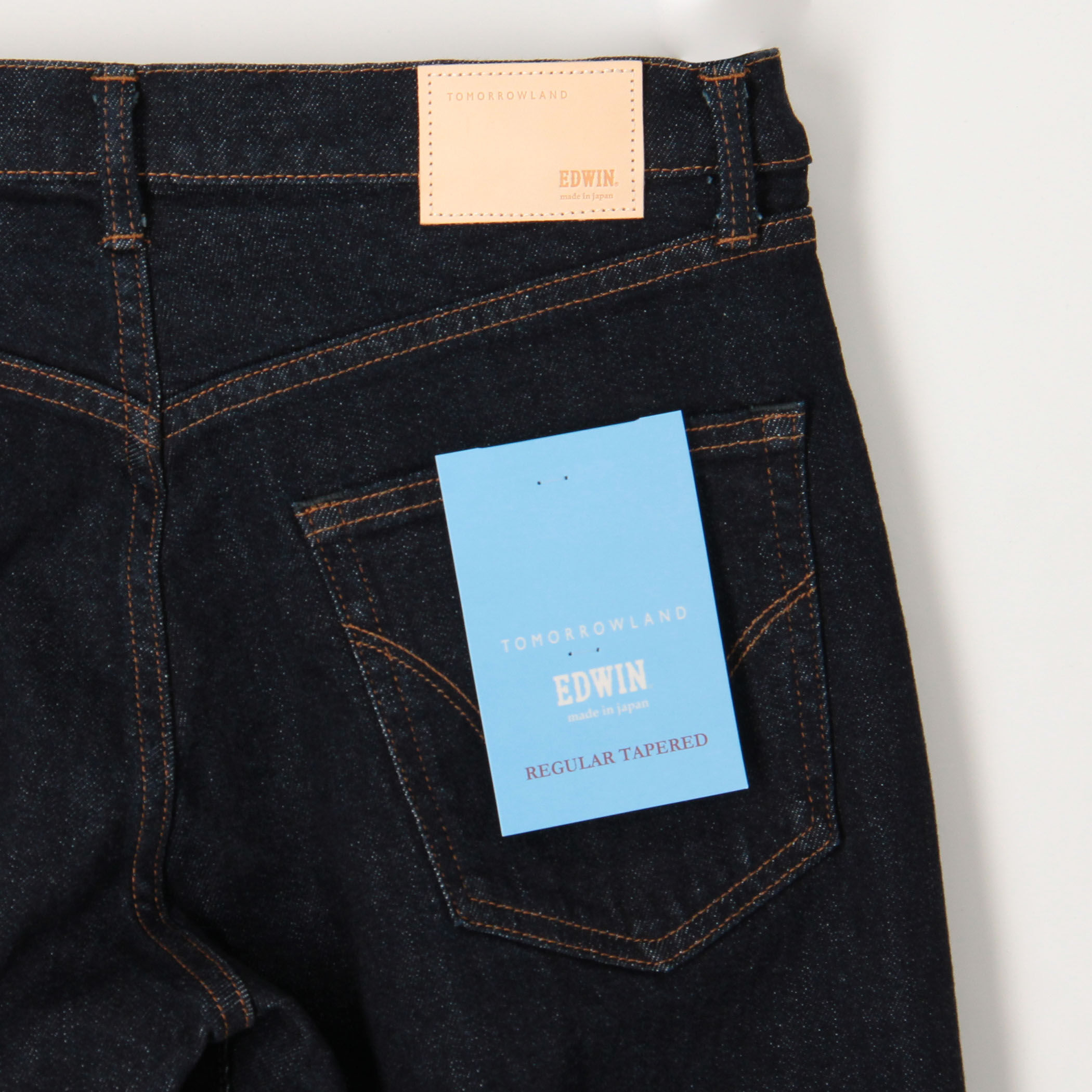 別注】EDWIN REGULAR TAPPERED ONE WASHED デニムパンツ
