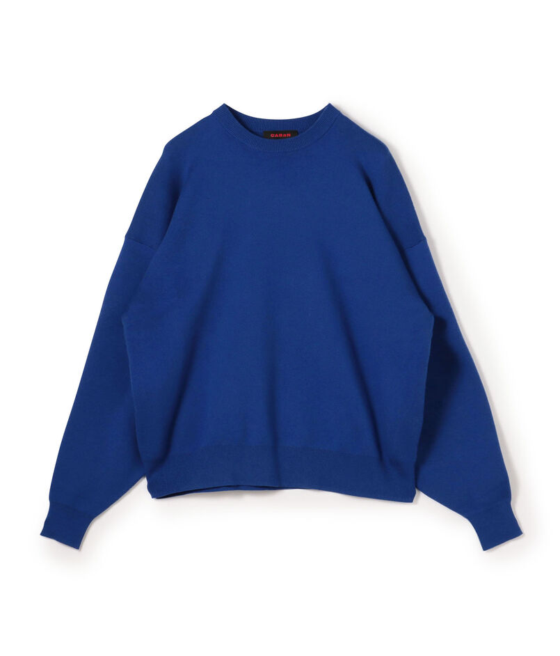 CABaN コットンカシミヤ クルーネックプルオーバー