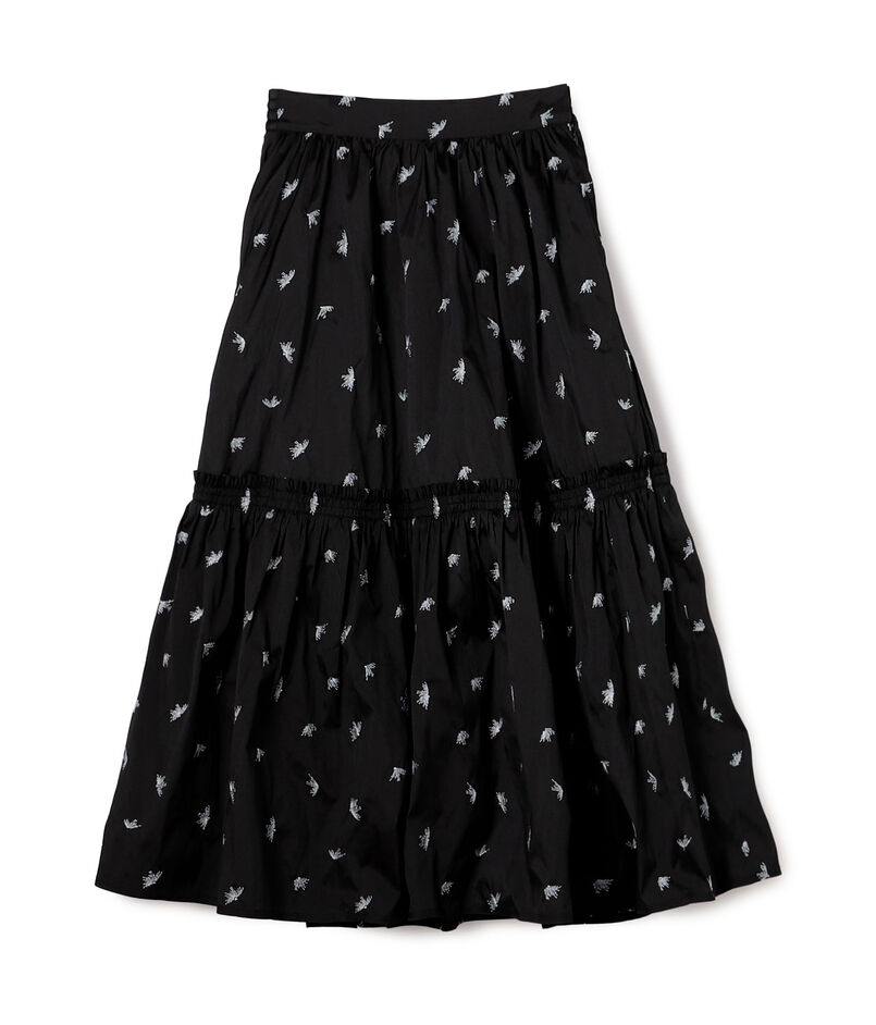 【別注】NE QUITTEZ PAS BLACK ロングスカート