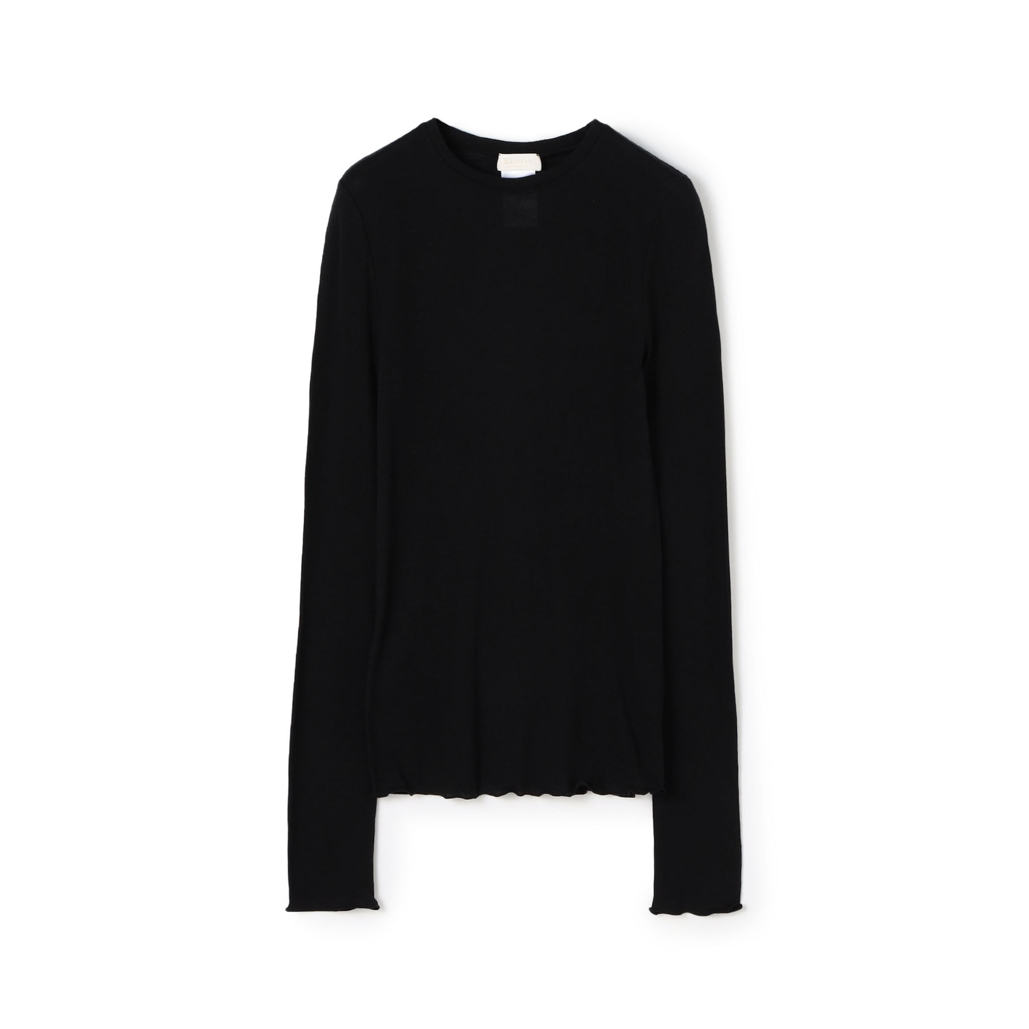 Ballsey コットンシルクリブ クルーネックプルオーバー　ダークブラウン コットンシルクリブ クルーネックプルオーバー｜トゥモローランド 公式