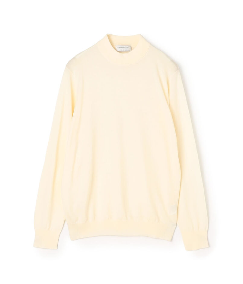 TOMORROWLAND tricot スーパーファインメリノウール モックネックニット S-WOOL