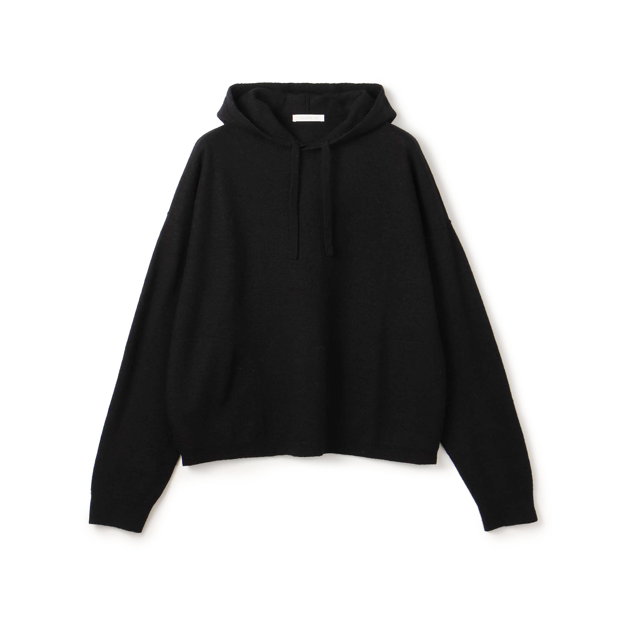 GALERIE VIE フード　ニット　フーデッドプルオーバー グレージュ セール】ドウイスエット フーデットプルオーバー（パーカー）｜GALERIE