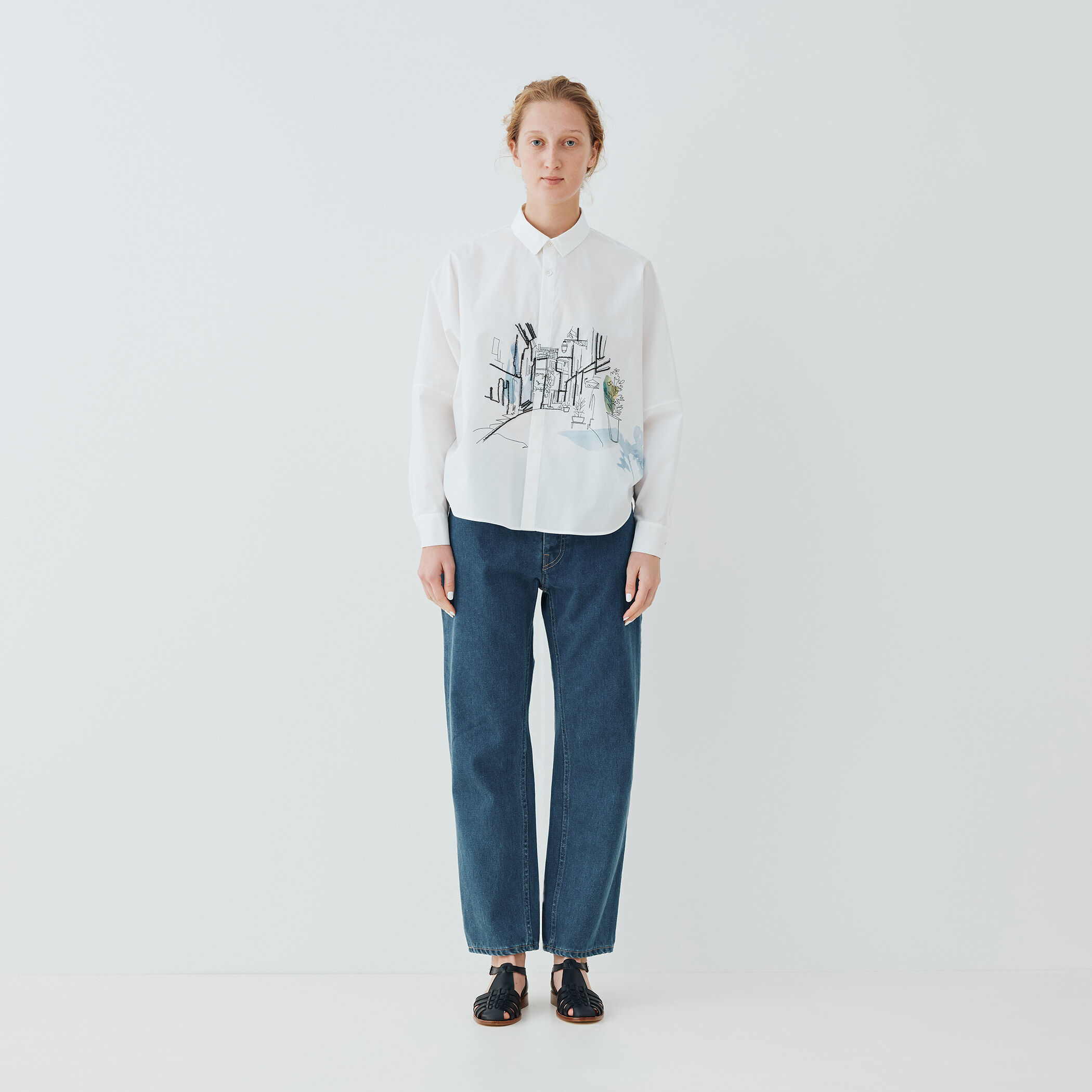 Landscape Embroidery Shirts|トゥモローランド 公式通販 Landscape Embroidery Shirts|トゥモローランド 公式通販