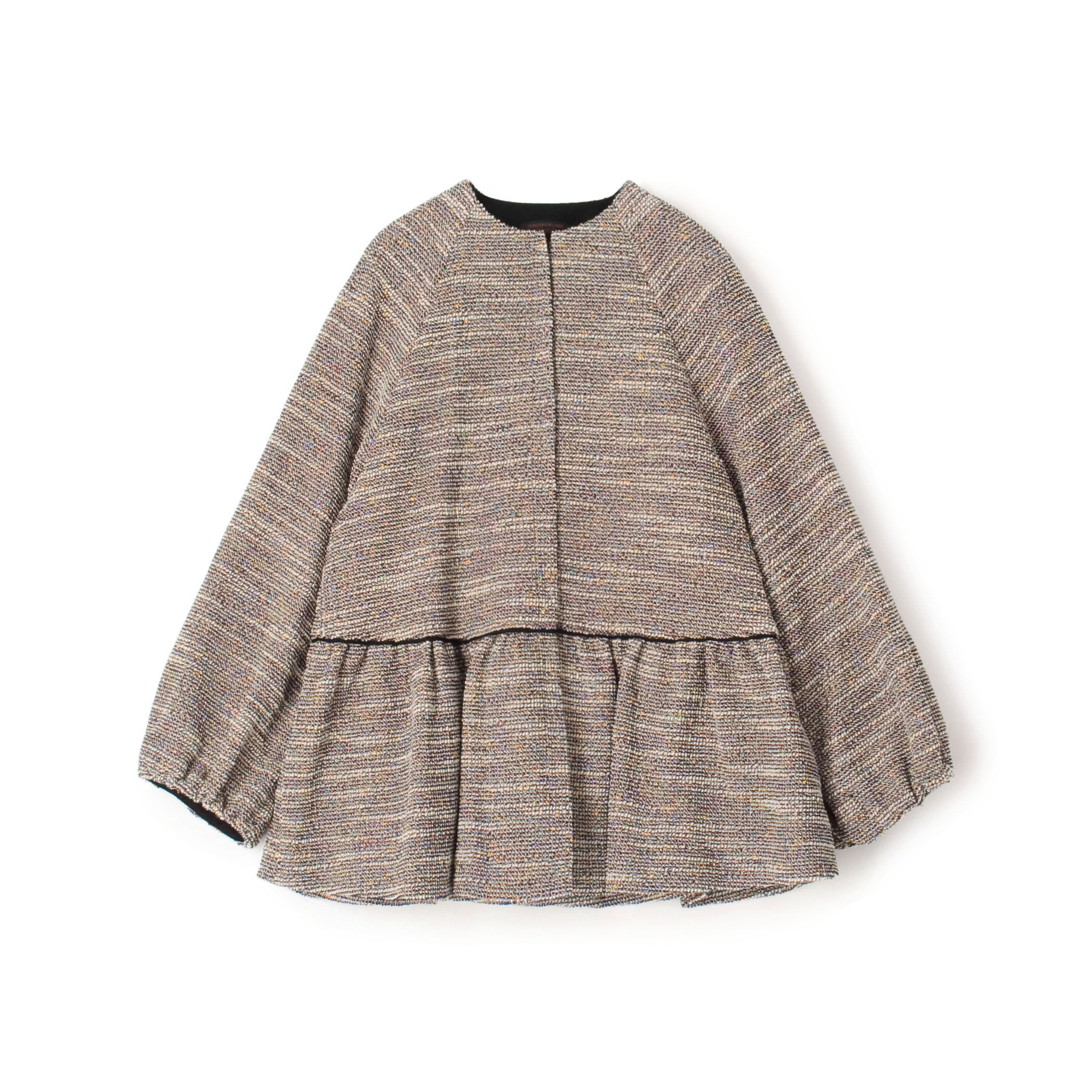 ノーカラージャケット ファンシーツイード｜トゥモローランド 公式通販