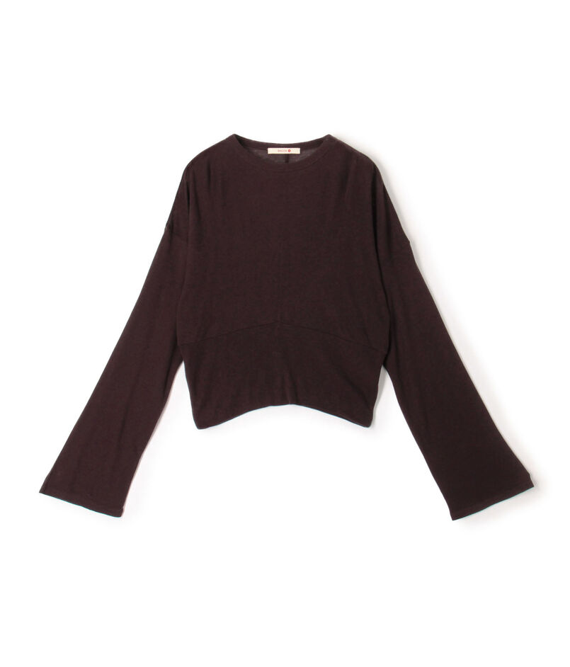 パターンメッシュ ショートプルオーバー