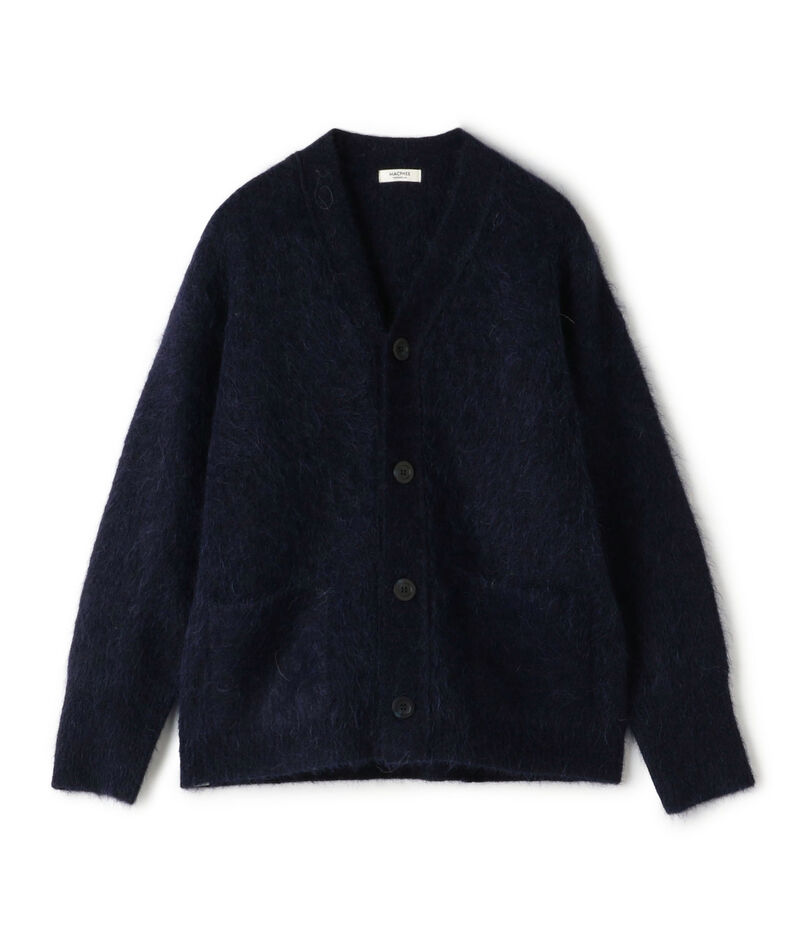 シャギーアルパカ Vネックカーディガン