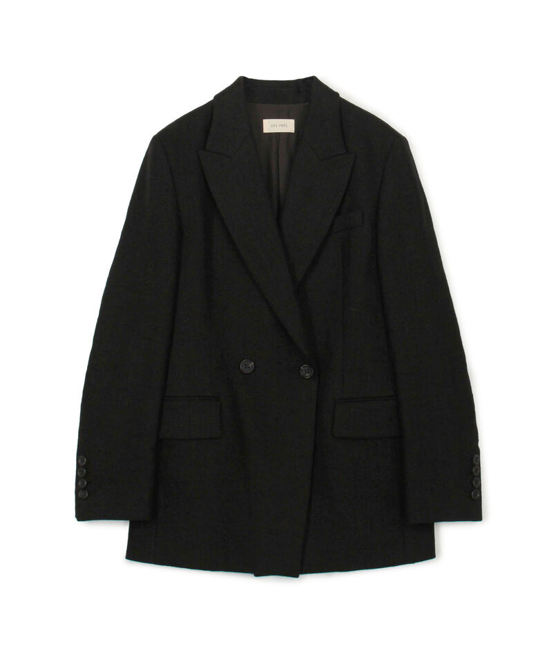 ウェットリネン ダブルブレストジャケット