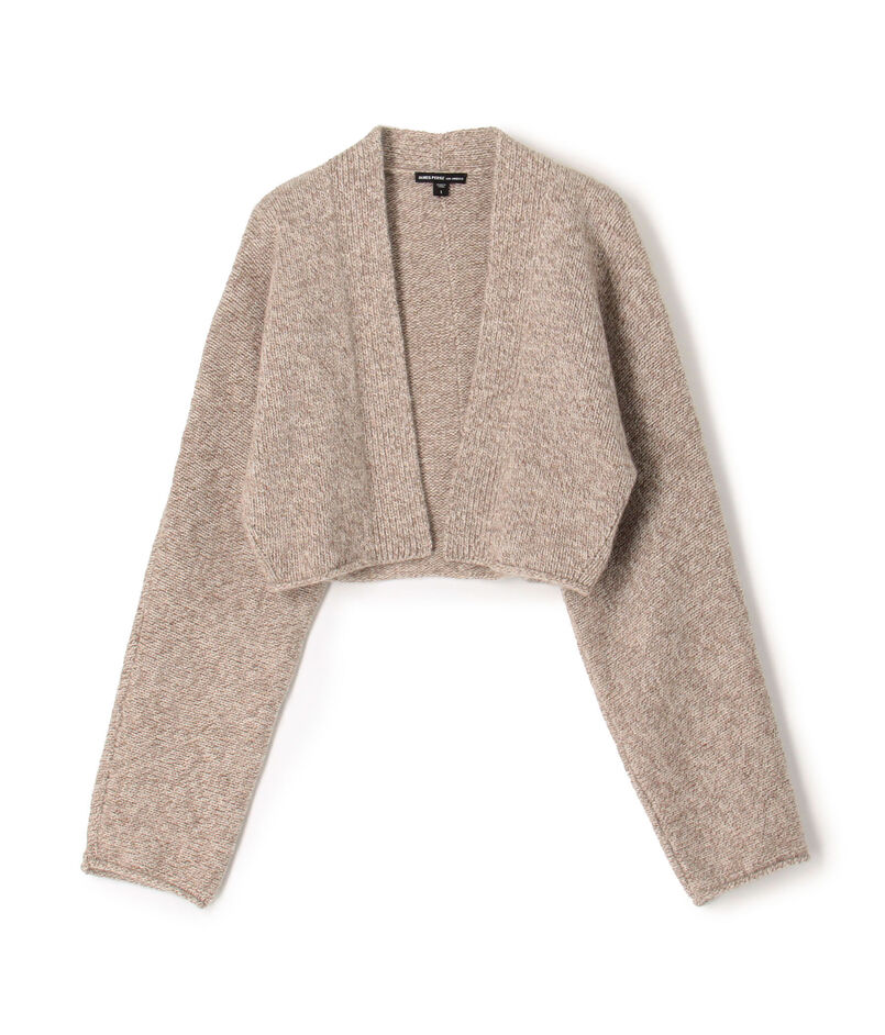 リサイクルカシミヤ クロップド丈カーディガン WRBC2623