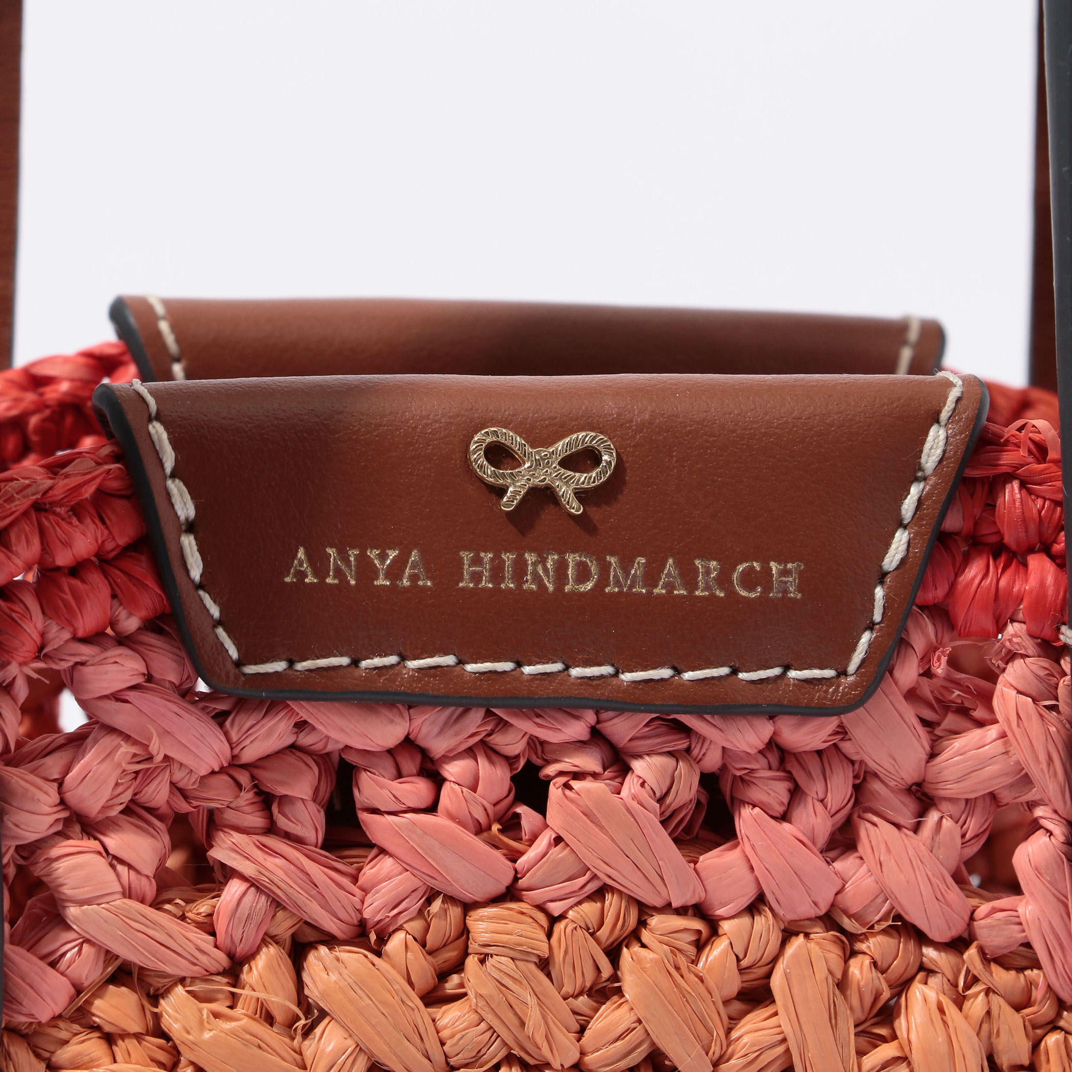 ANYA HINDMARCH SMALL ROUND BOW TOTE バッグ|トゥモローランド ANYA HINDMARCH SMALL ROUND BOW TOTE バッグ|トゥモローランド