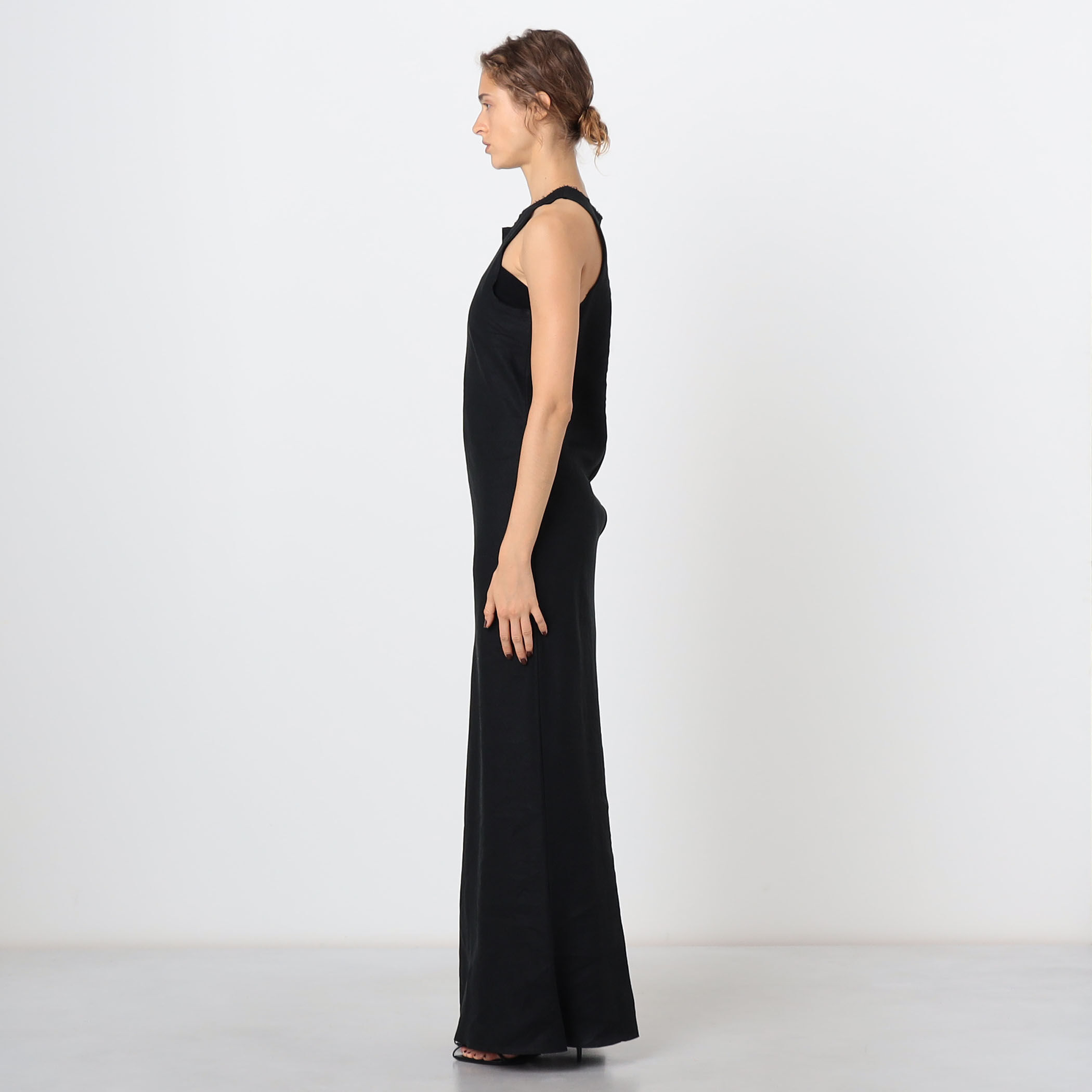 GABRIELA COLL GARMENTS NO.303 LINEN BIAS DRESS リネン マキシドレス