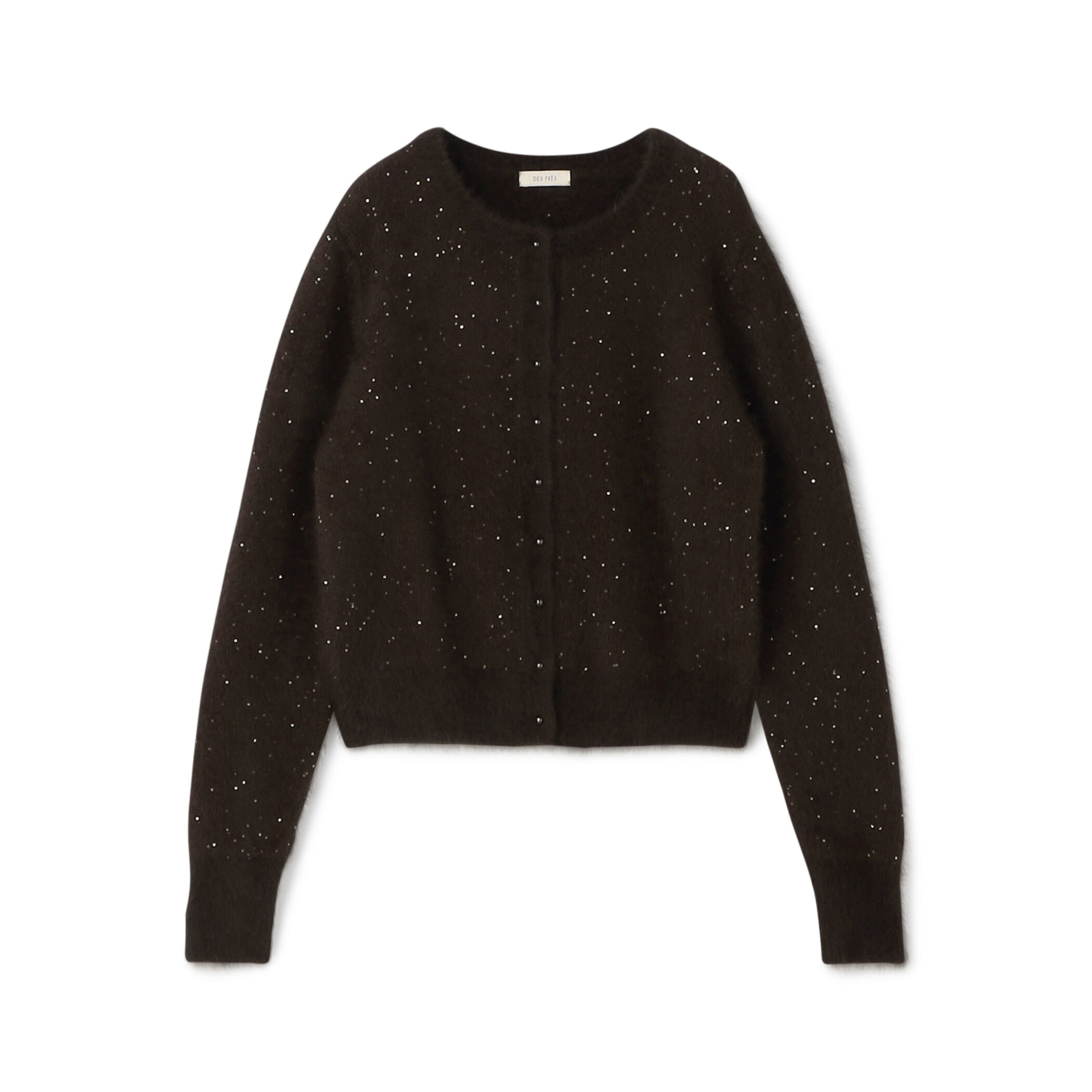 10/13限定値下げ！batonerクルーネックカーディガン　カシミヤフォックス 送料無料】フォックスカシミヤ クルーネックカーディガン