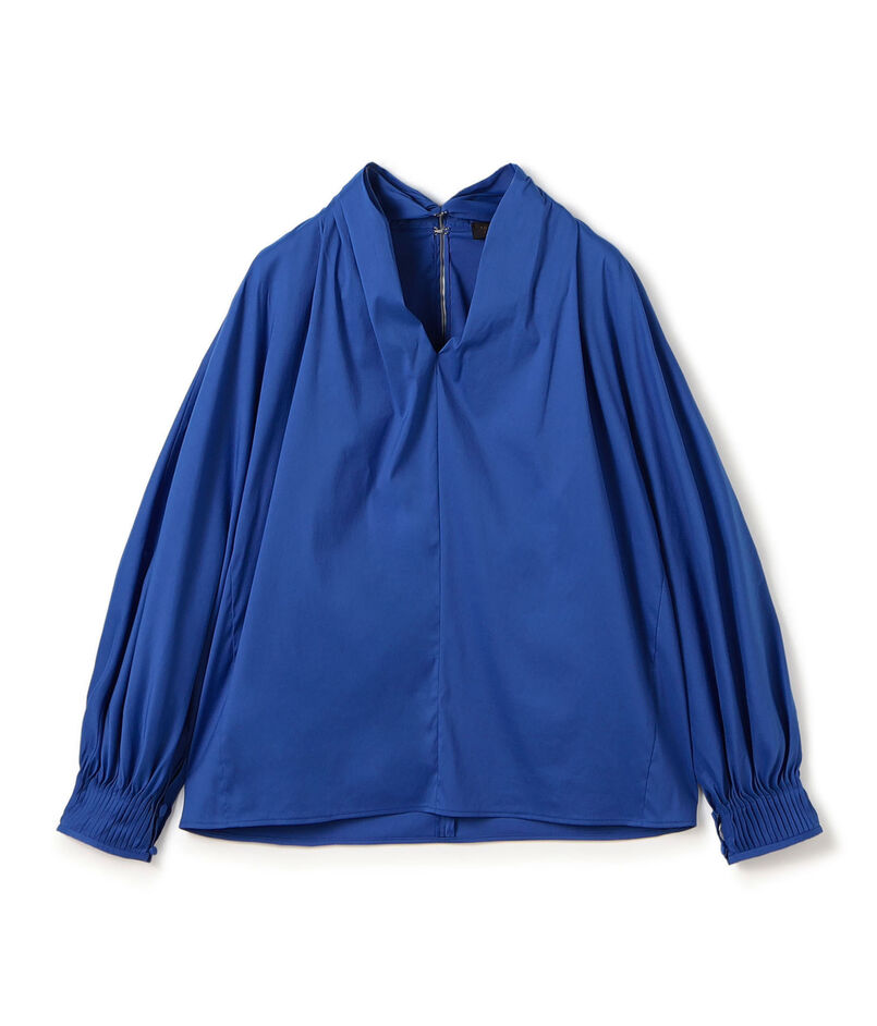 【WEB先行予約】ストレッチブロード ドルマンパフブラウス